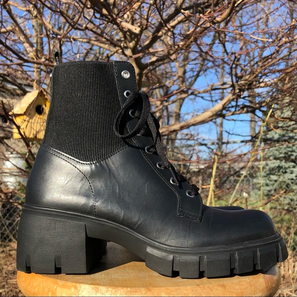 steve madden platform combat boots